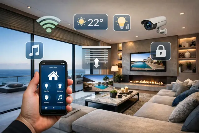 Domótica en viviendas de lujo: tecnologías que revalorizan