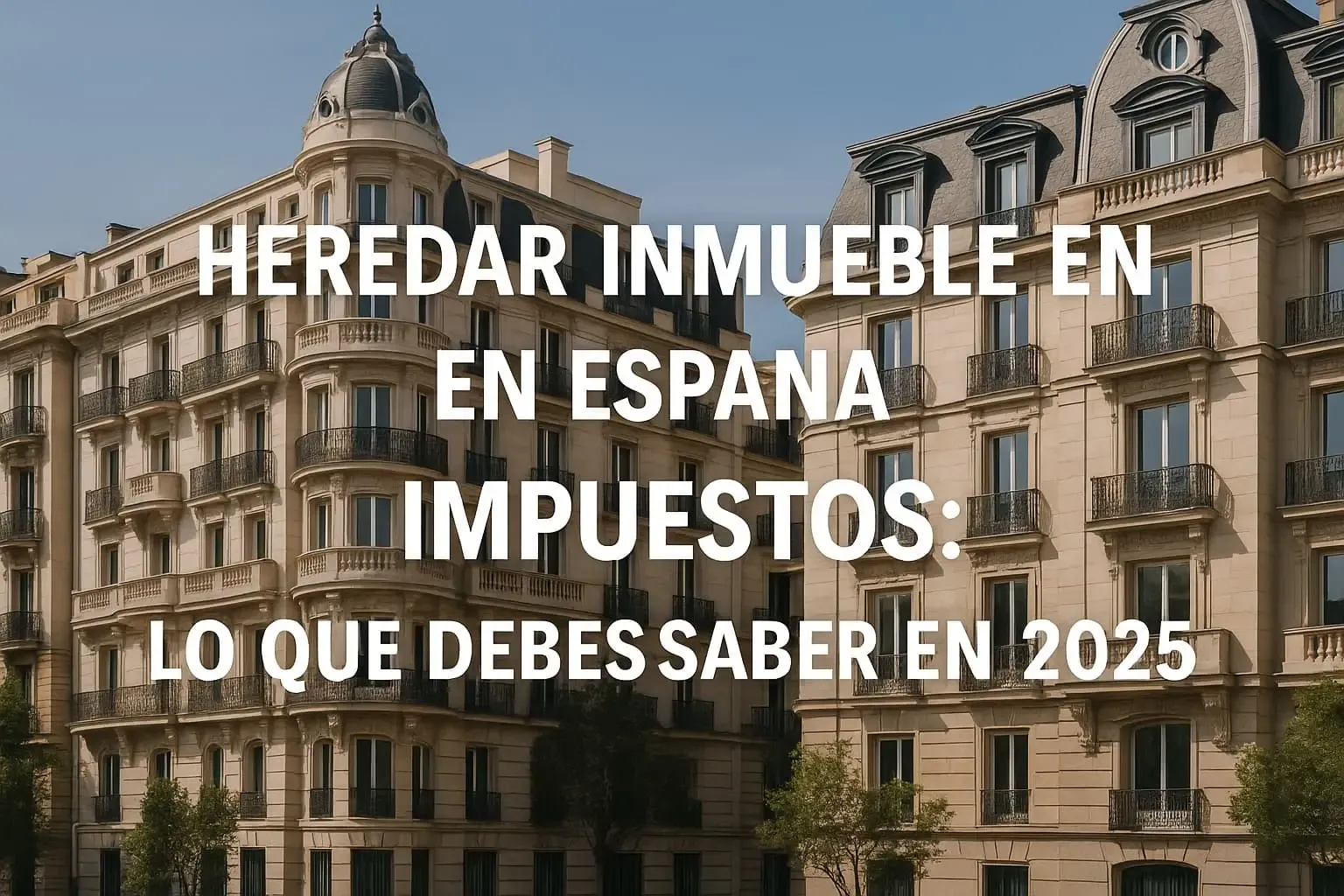 Heredar inmueble en España impuestos: lo que debes saber