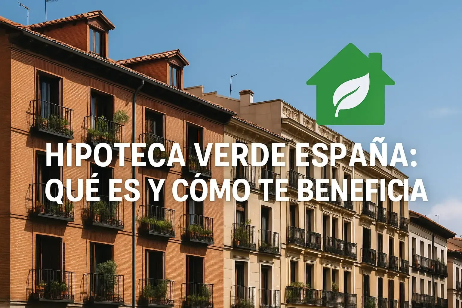 Hipoteca verde España: qué es y cómo te beneficia